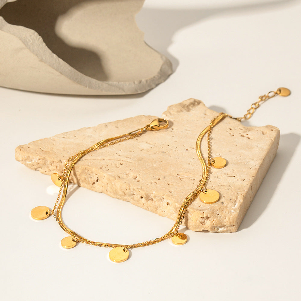 Cleora Anklet | Gold