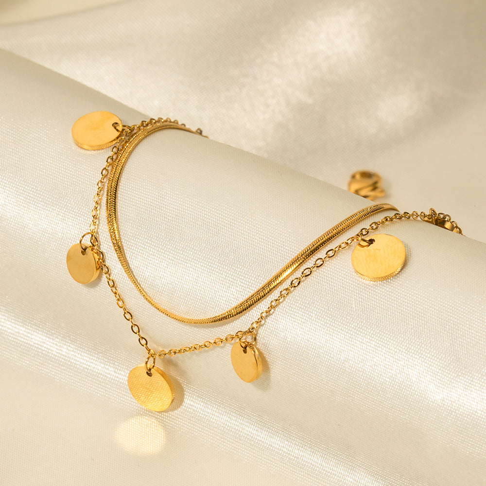 Cleora Anklet | Gold