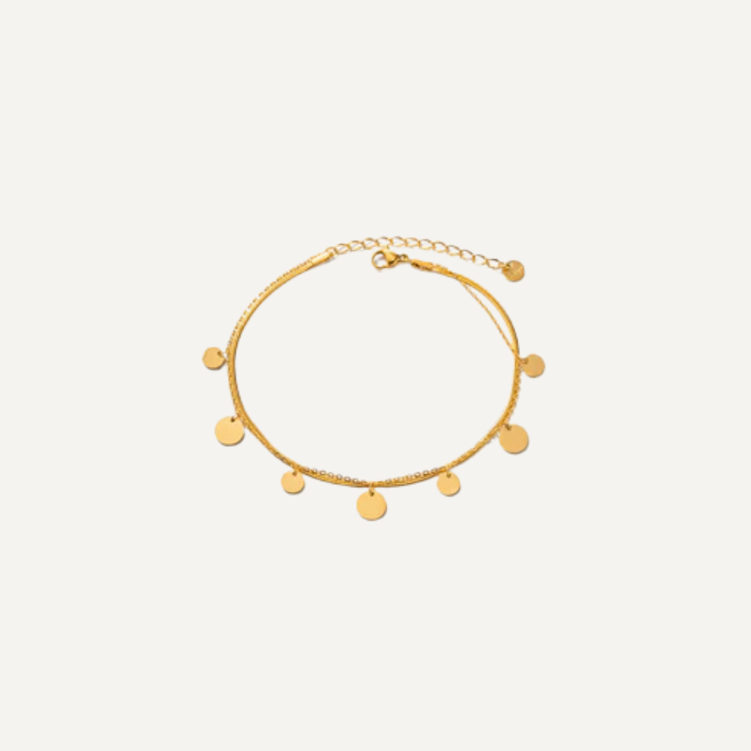 Cleora Anklet | Gold