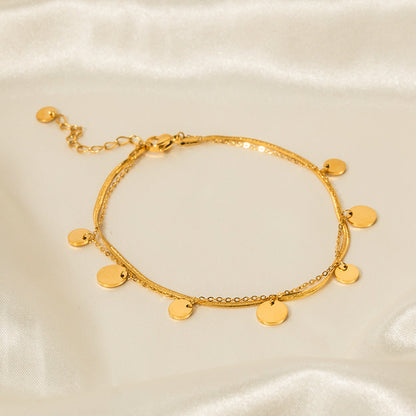 Cleora Anklet | Gold